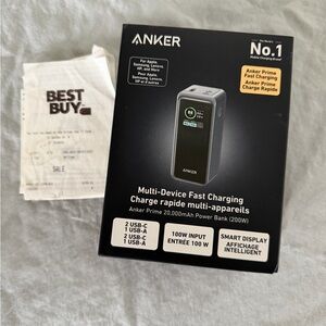 New Sealed Anker Multi-Device Fast Charging Power Bank